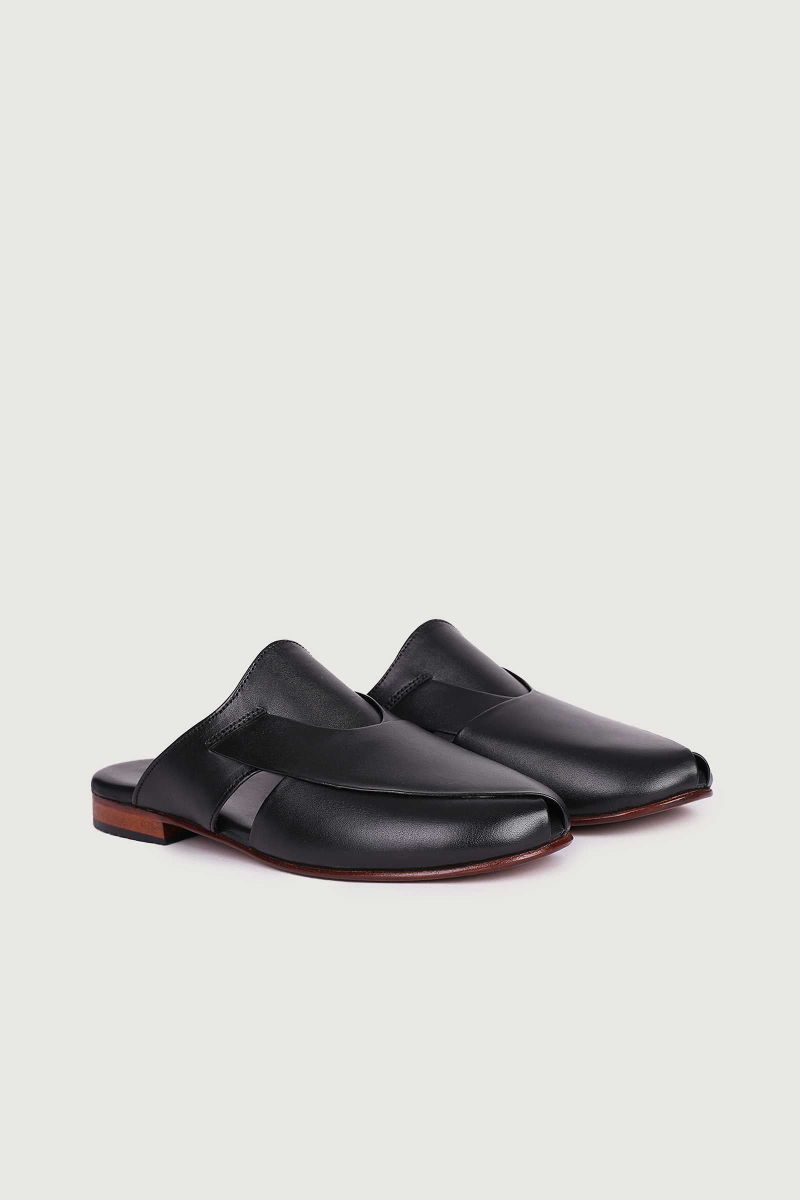 Men's Luxury Leather Peshawari Style Mules