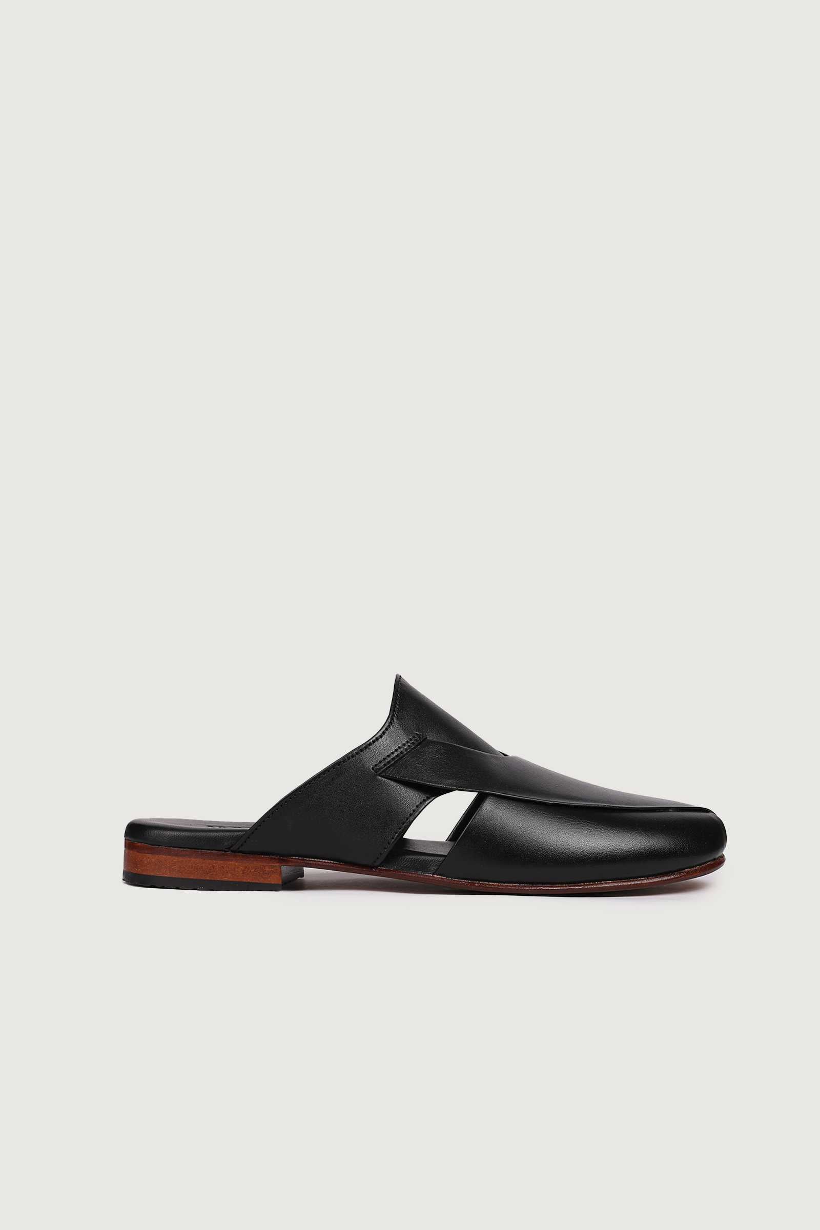 Men's Luxury Leather Peshawari Style Mules