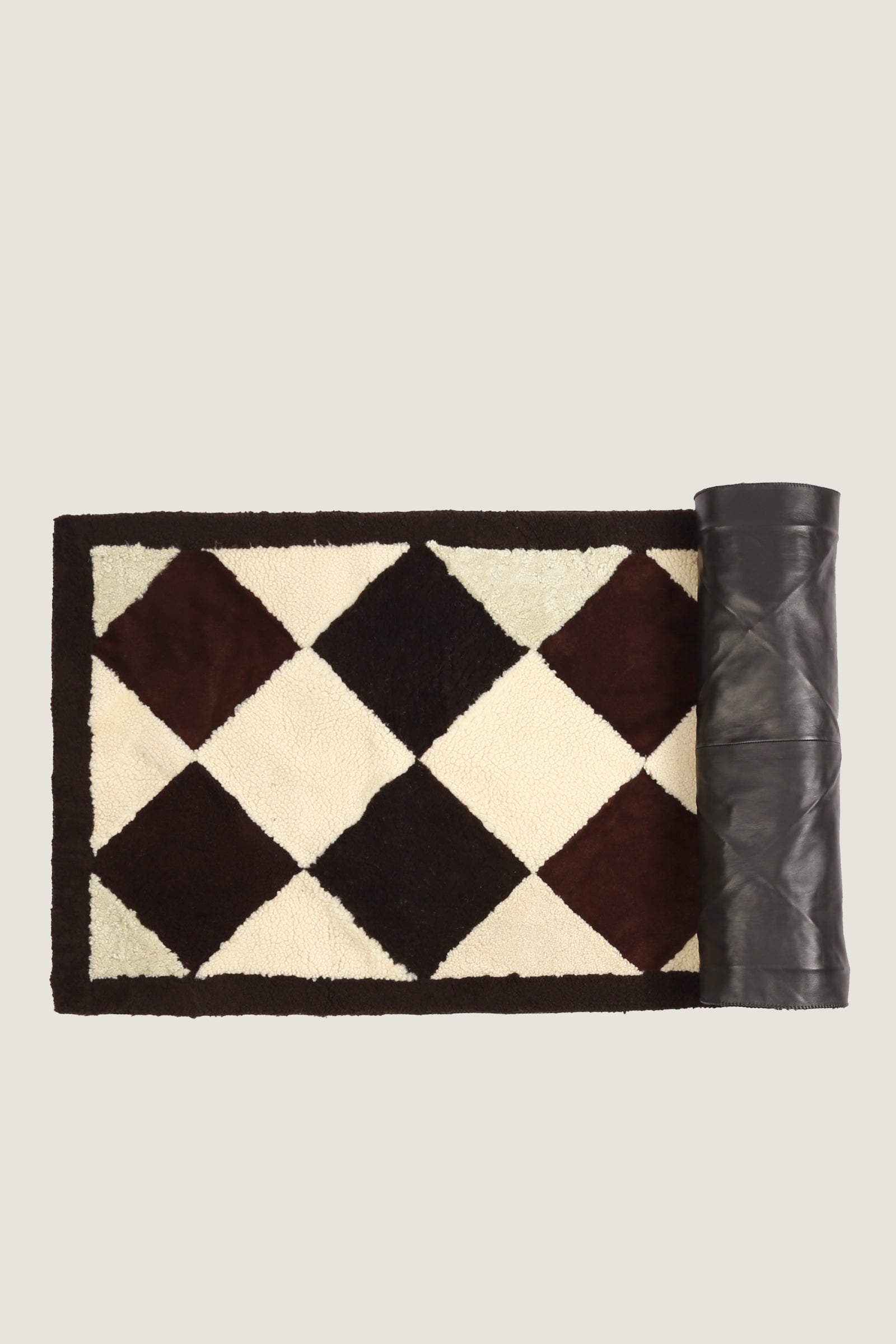 Sheep Bliss Leather Fur Rug