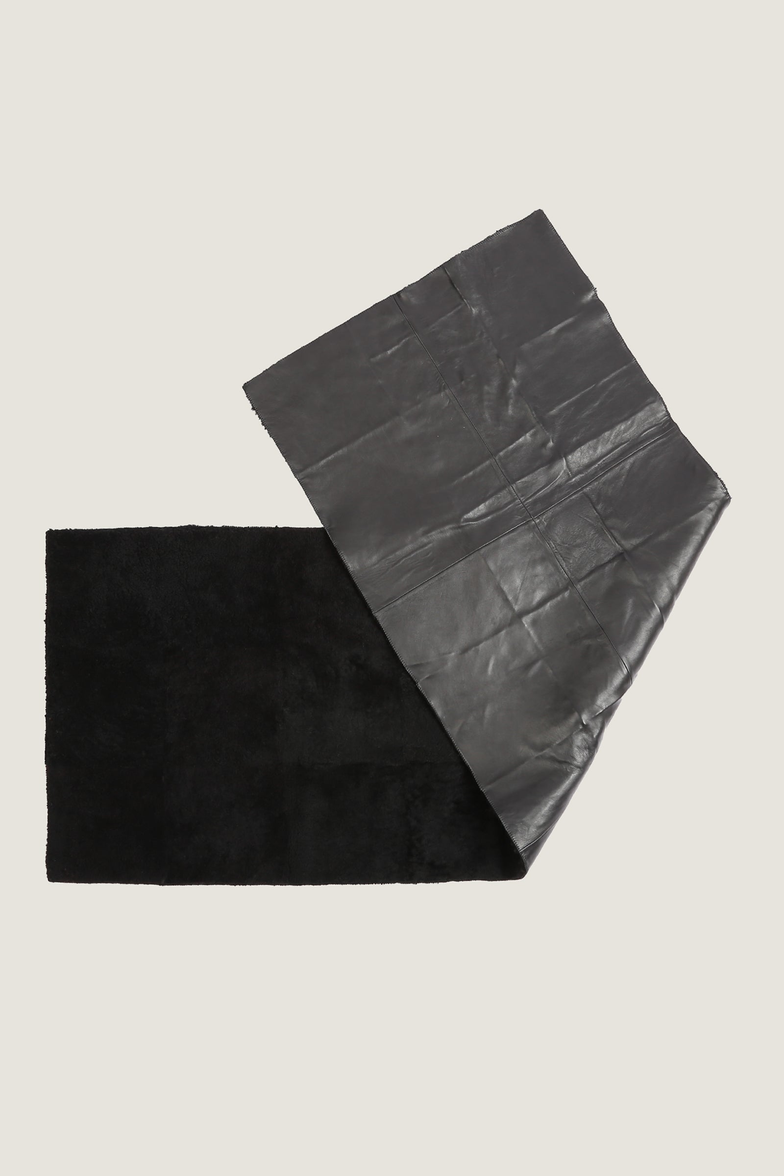 Sheep Bliss Leather Fur Rug