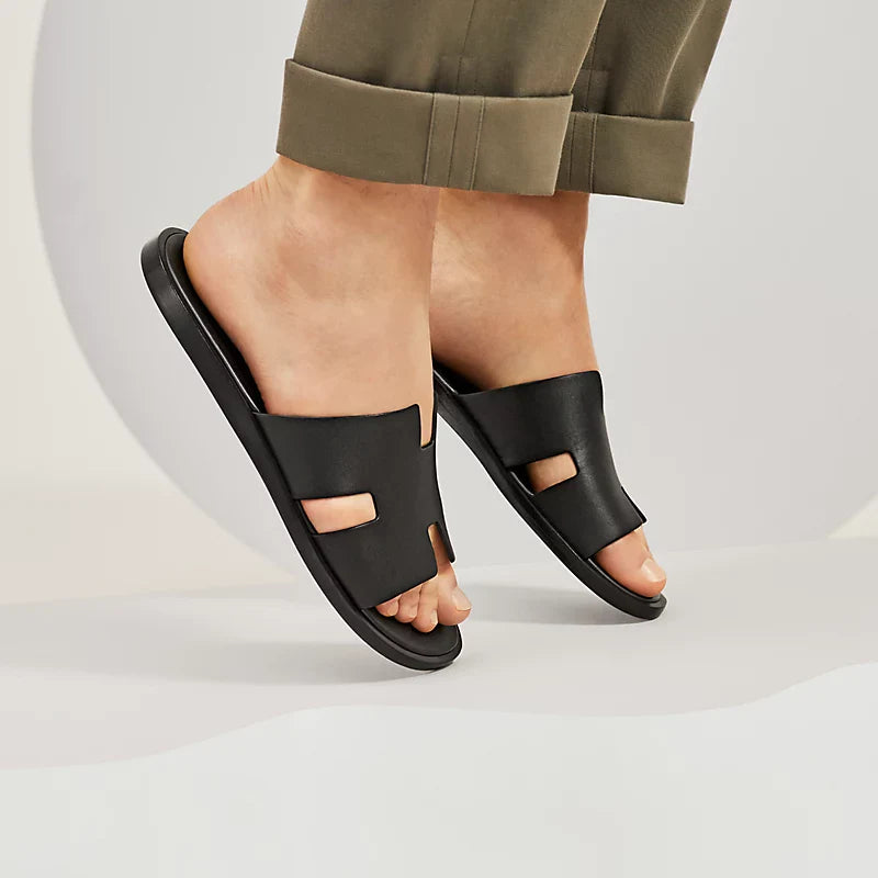 Men's H Style Leather Slipper