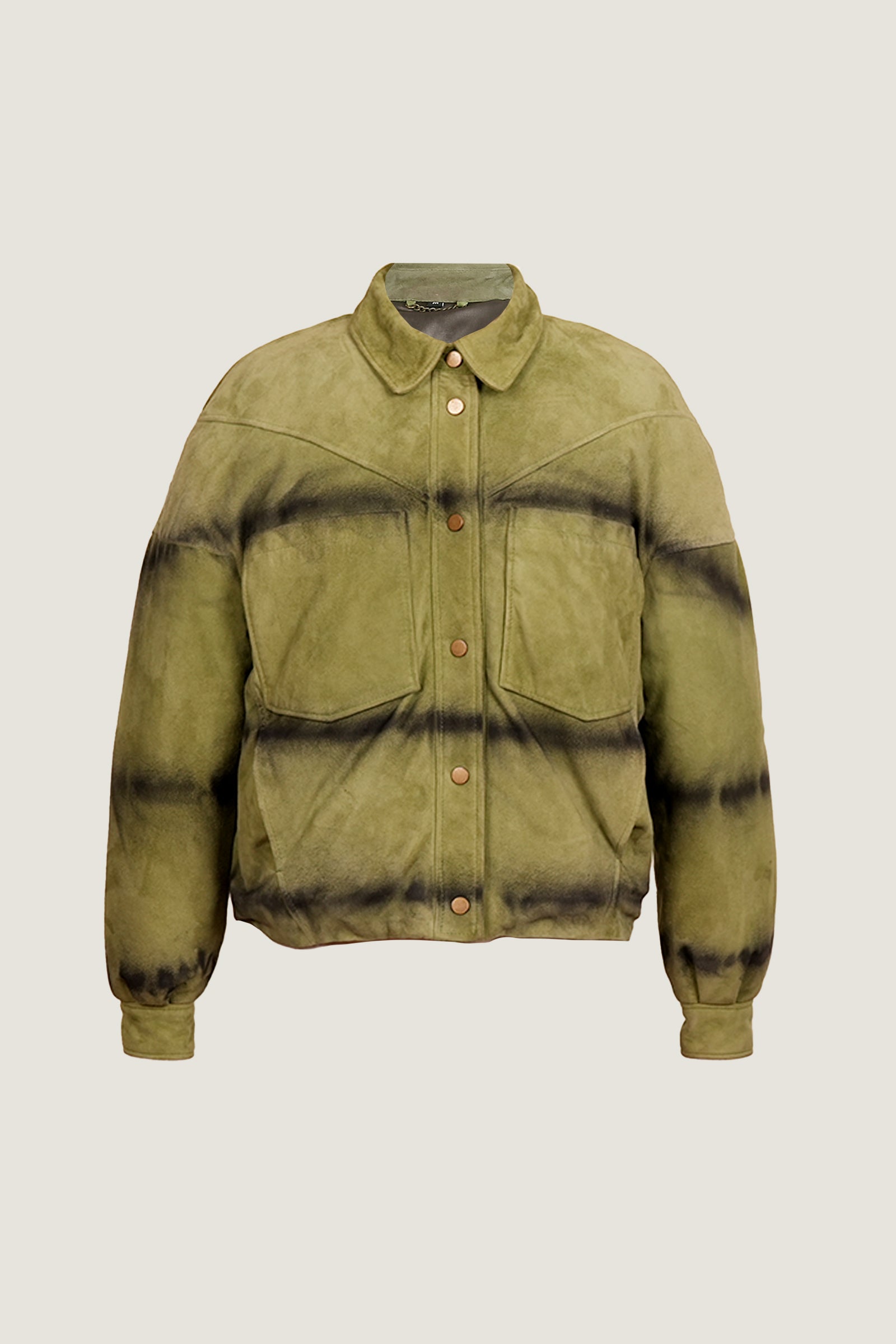 Quilted Suede Leather Jacket | Women