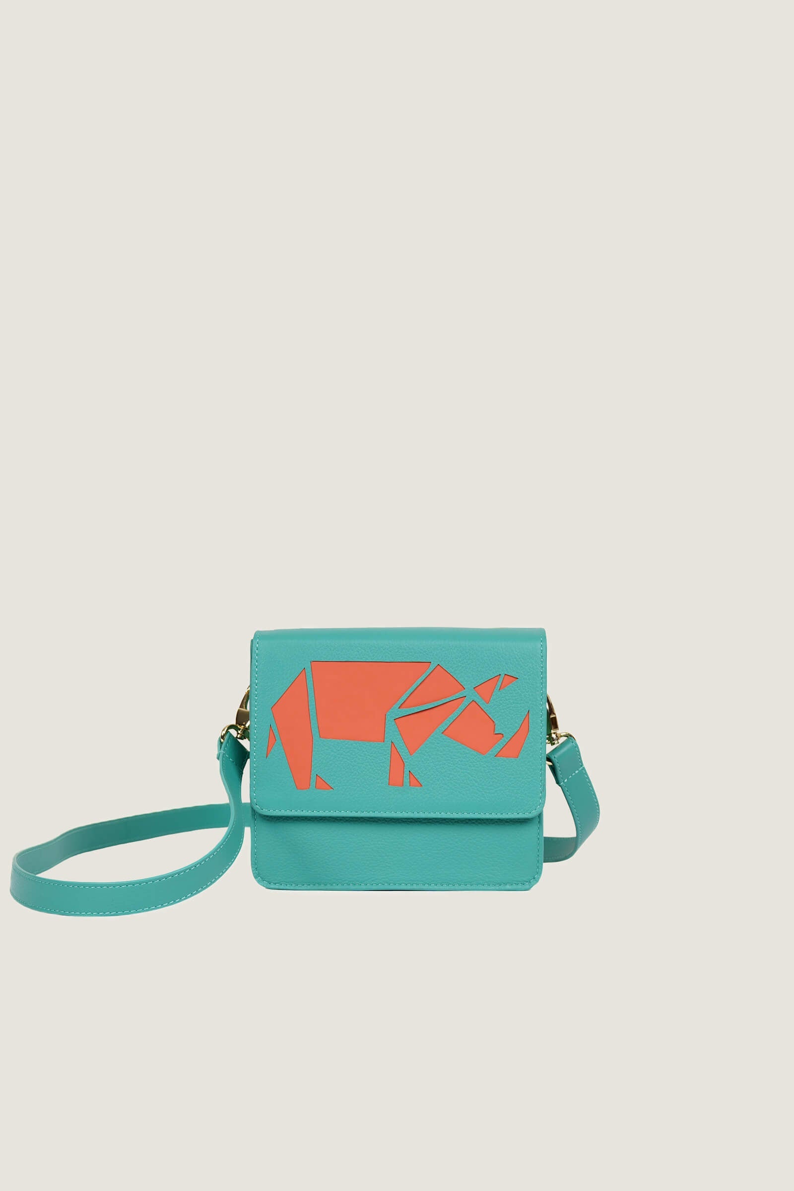 Rino style Crossbody Leather shoulder bag