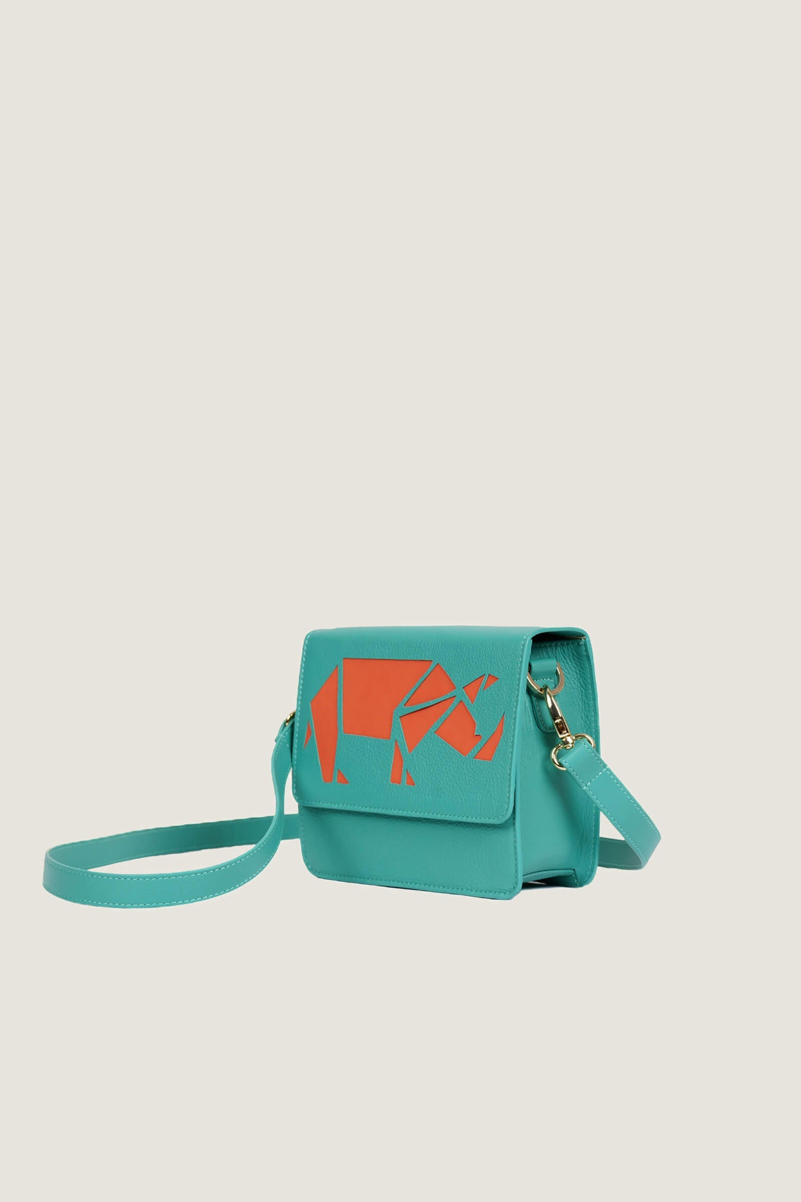 Rino style Crossbody Leather shoulder bag