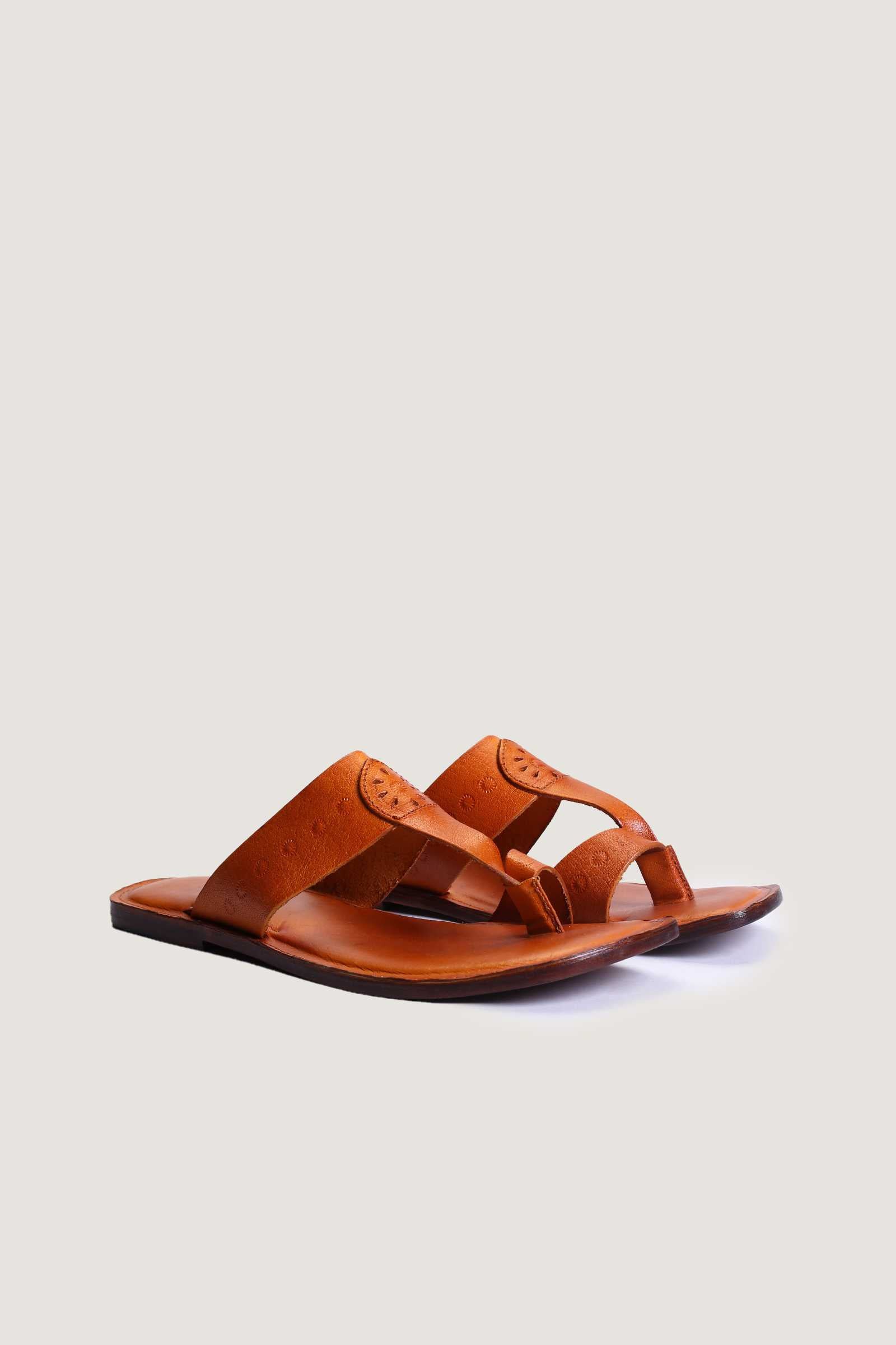 Vegetable Tanned Leather Kolhapuri