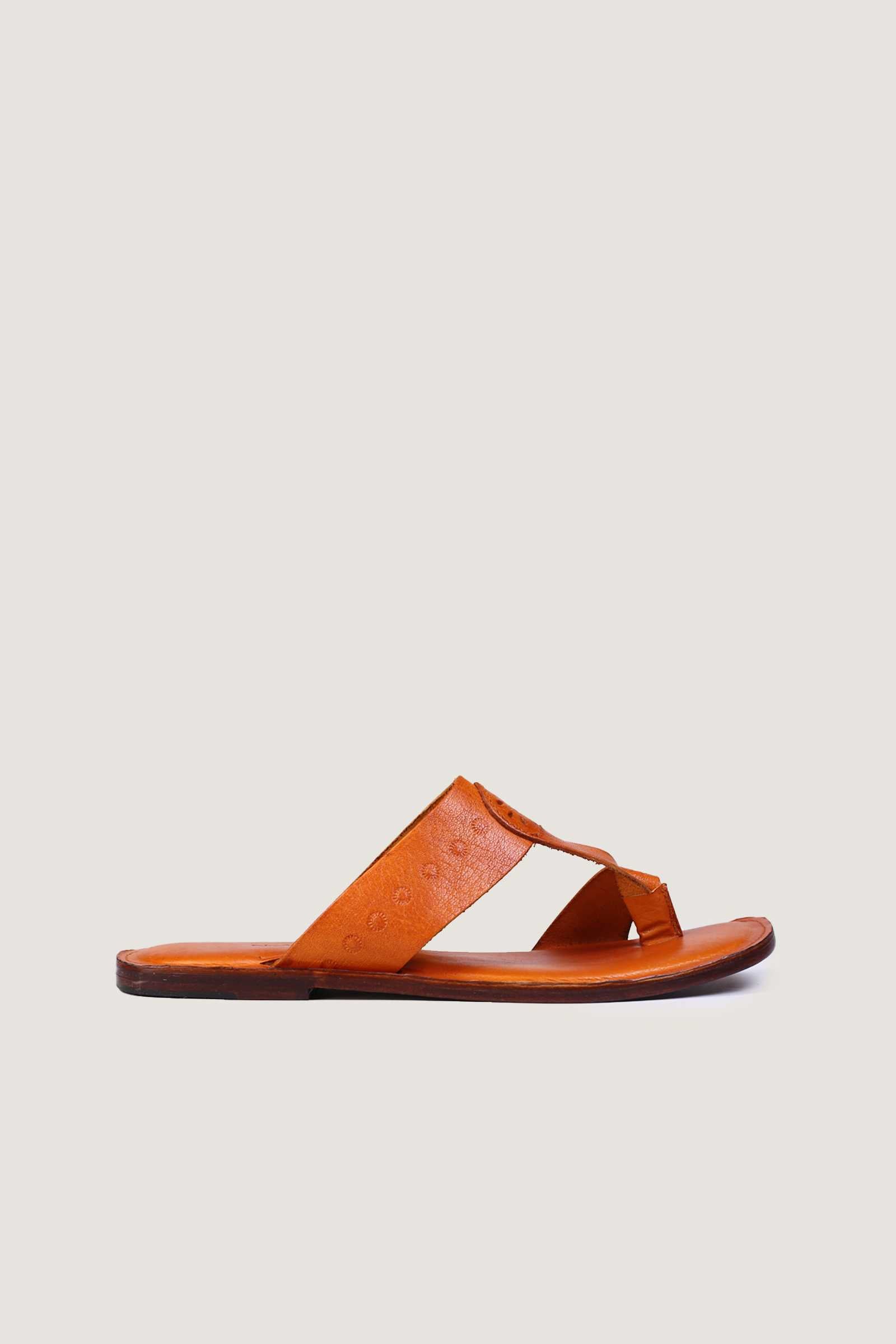 Vegetable Tanned Leather Kolhapuri