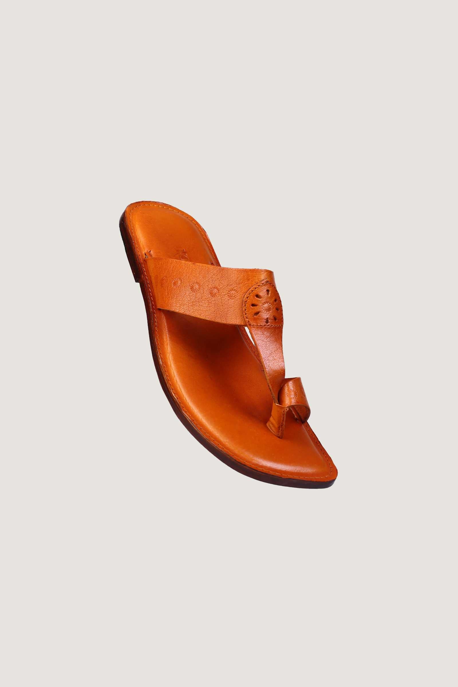 Vegetable Tanned Leather Kolhapuri