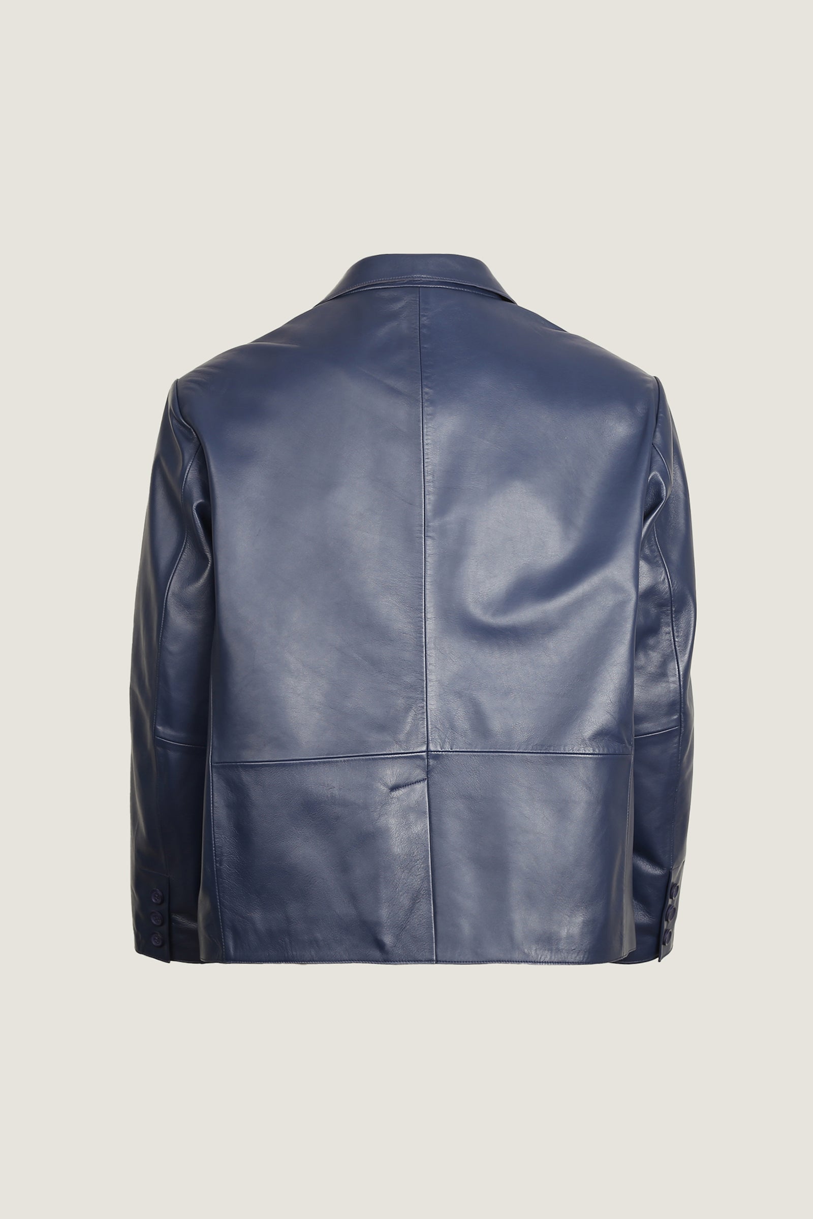 2 Button Leather Blazer