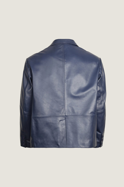 2 Button Leather Blazer