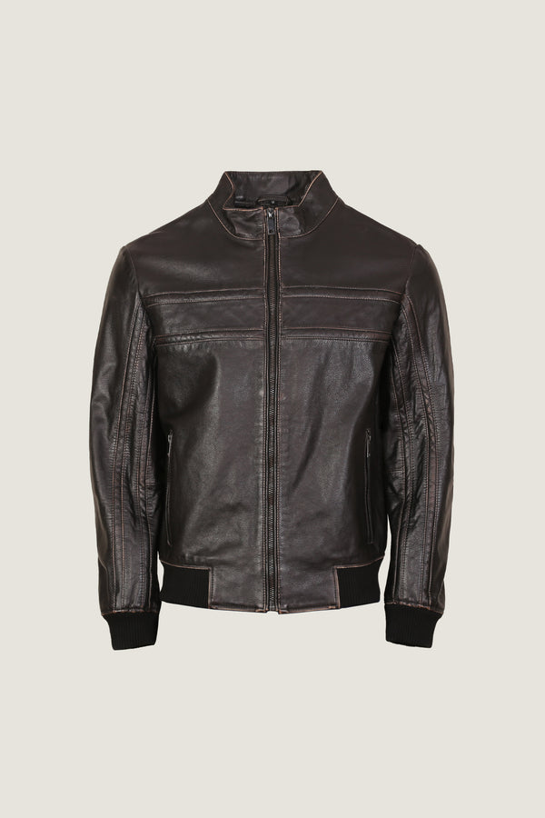 Bomber Leather Jacket